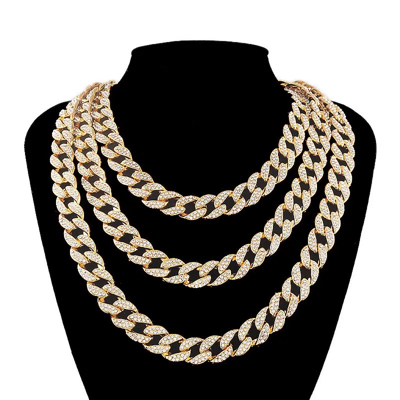 Cuban Style Sparkle Gold Necklace – Gear up Gifts