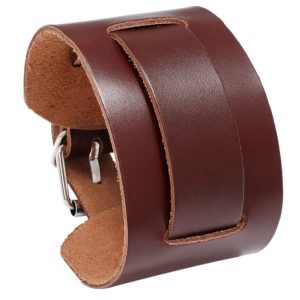 Stylish Wide Leather Bracelet