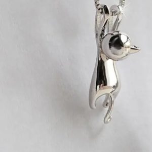 Playful Cat Casual Necklace