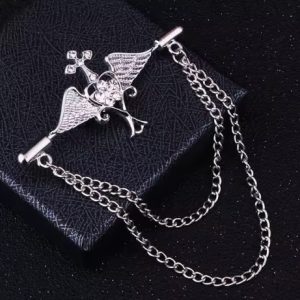 Wings and Heart Tie Chain