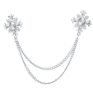 Tie Chain with Oval Sparkles